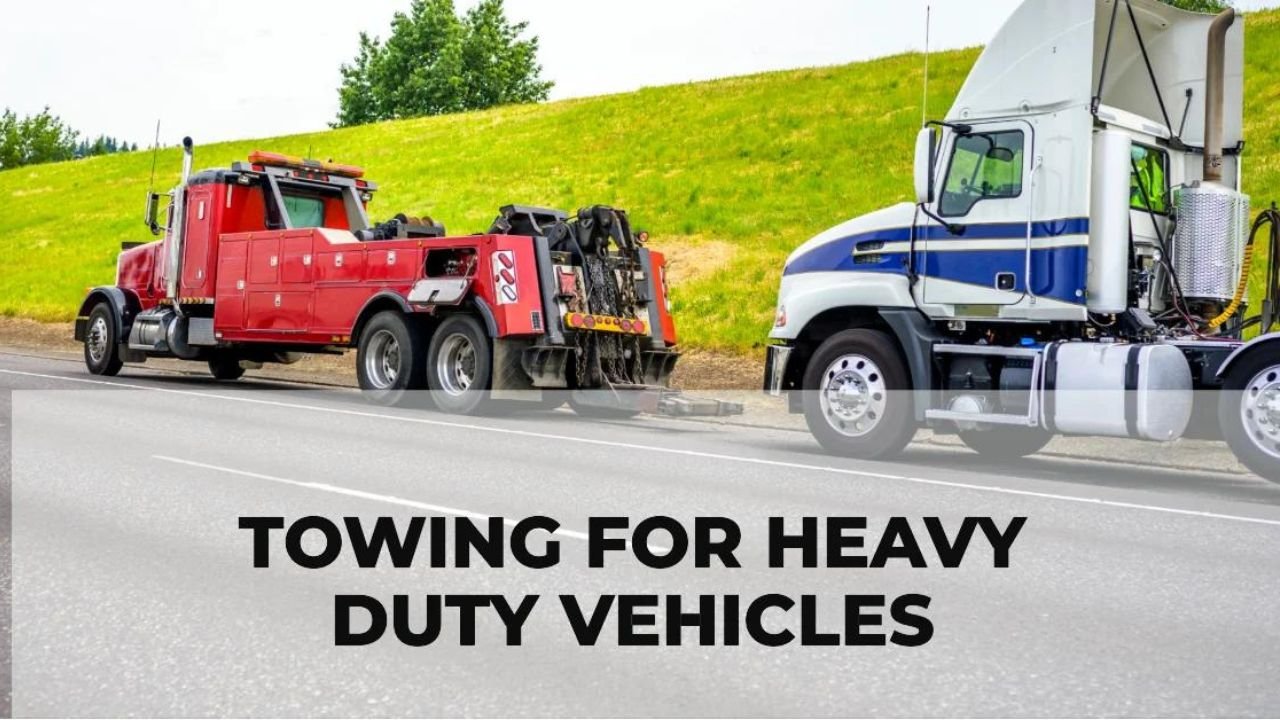 Towing for heavy duty vehicle
